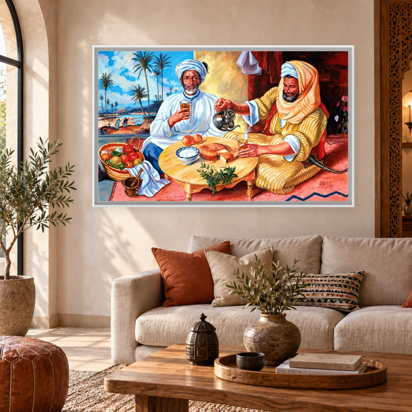 Tableau Traditionnel marocain Variation 132745 Mockup