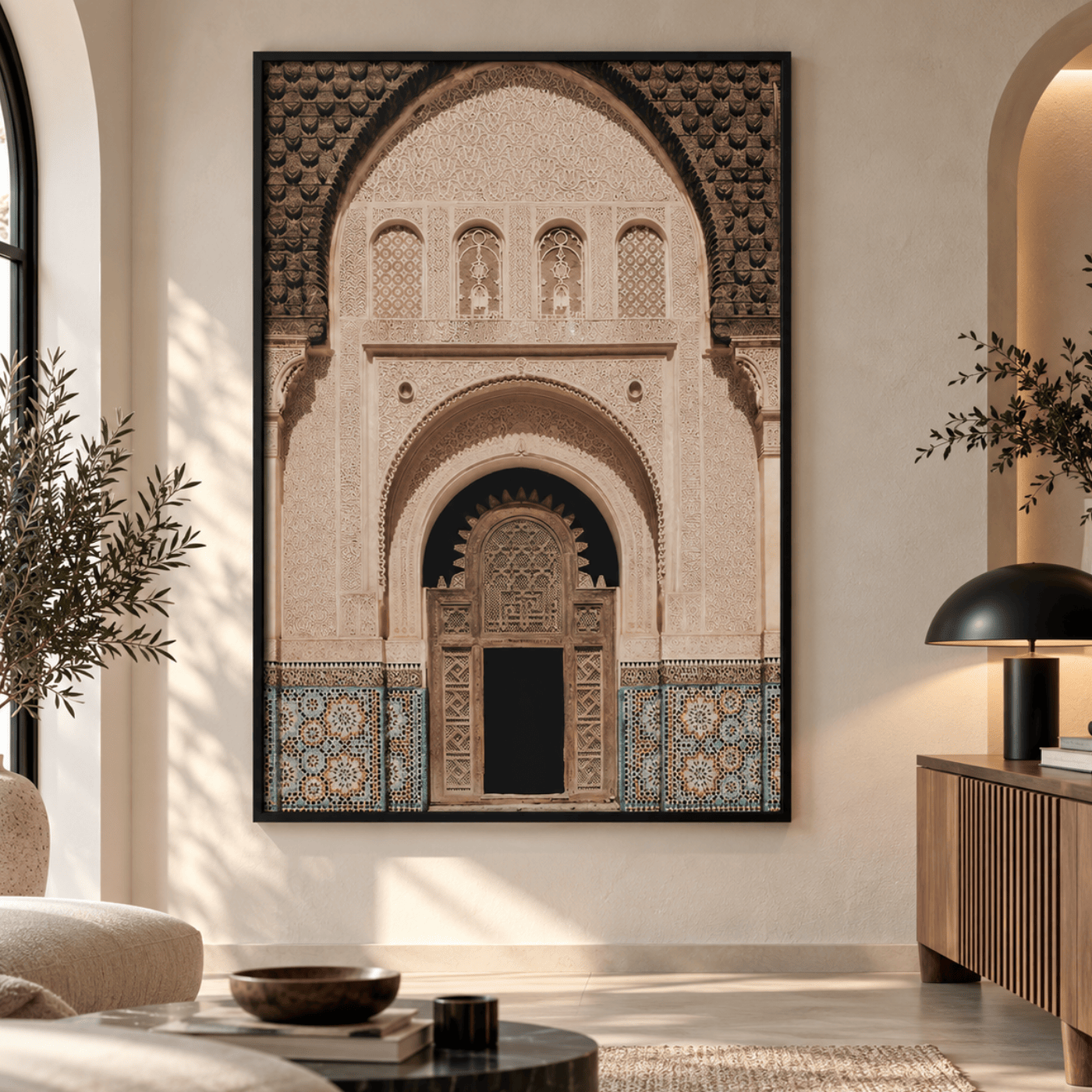 Tableau Traditionnel Porte marocaine VF Mockup