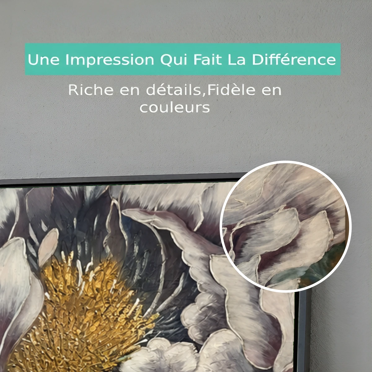 Tableaux Acrylique painting fleur VF Premium View Tableaux Acrylique painting fleur VF Premium View